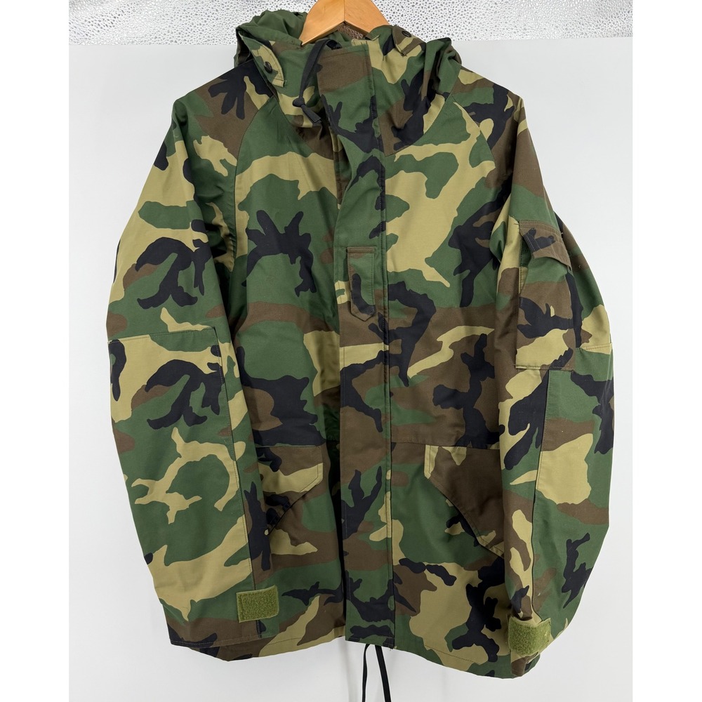 Tennessee Apparel Corp ECWCS Camo Parka Cold Weather Woodland Medium Long